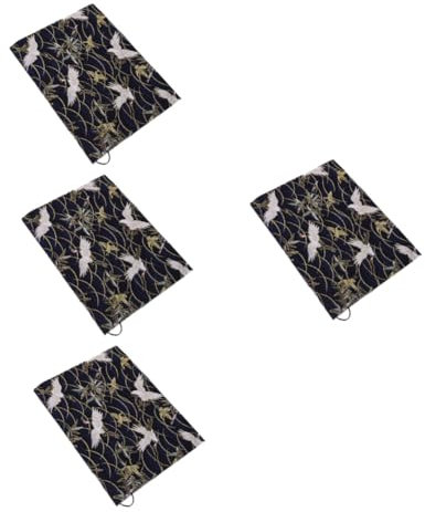 COHEALI 4 Stück Bucheinband Hardcover Stoff Der Blumen Student