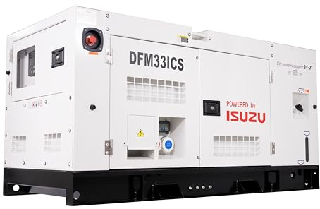 Pro-Lift-Werzeuge Stromerzeuger 30kVA wassergekühlt Stromaggregat 230V / 400V Super Silent AVR 02852