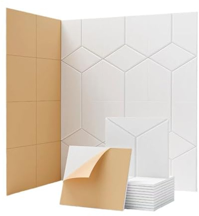 Akustikplatten selbstklebend 12 Stück,Schallabsorber,Schallschutz,Schalldämmung Wand tür Decken,Akustikpaneele Selbstklebende Schallschutz Hohe Dichte Akkustikpanellen Akustik 30x26x0.9cm