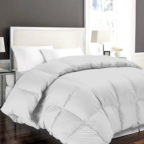 HOMEROKK Couette 140 X 200 cm Gris 450GR/M² Microfibre Douce - Qualité supérieure - (1 Place)