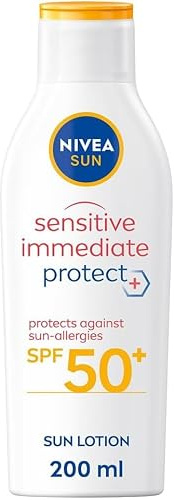 NIVEA SUN Solkräm Sensitive Immediate Protect Sun Lotion SPF50+ 200 ml