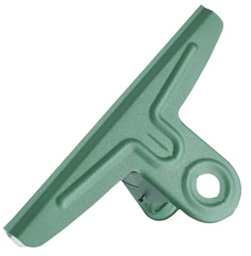 Clip de papel grande de 20 cm de largo, de acero inoxidable, pinza de archivo de metal para bolsa de comida artesanal, fotos, hogar, escuela, oficina, escritorio, organización de accesorios
