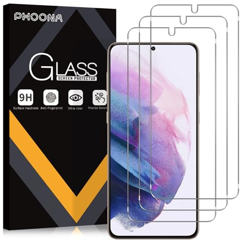 Phoona 3 Stück Panzer Schutz Glas für Samsung Galaxy S21 5G, Ultra-klar 9H Härte, 0.33mm HD Displayschutzfolie, Full Screen Stoßfest Frei von Kratzern für Samsung S21 5G Schutzfolie