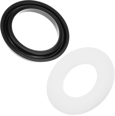 QWORK® Set Guarnizioni Compatibile con Geberit Cassetta Modelli 1978-2002 – Ricambi 816.418.00.1 e 240.282.00.1 per Sifone e Bacino WC, Riparazione Anti-Perdite