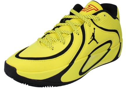 Tatum 4 - Zapatillas de baloncesto (amarillo sónico/negro/rojo universitario)