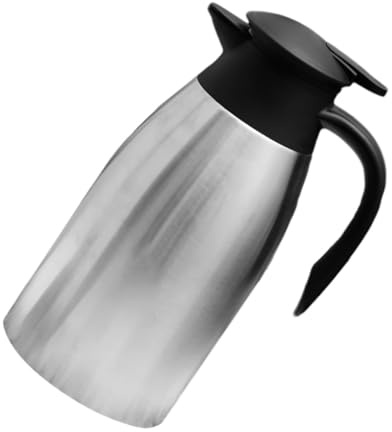 Garneck Jarra Térmica de Acero Inoxidable 304 de 2l, Termo Aislante Doble Pared para Café y Té, Botella Térmica para Uso Doméstico y Camping, Retención de Calor 24 Horas, Botellas de Agua