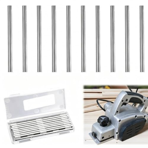 10Pcs 82mm Reversible Electric Planer Blades Double Sided