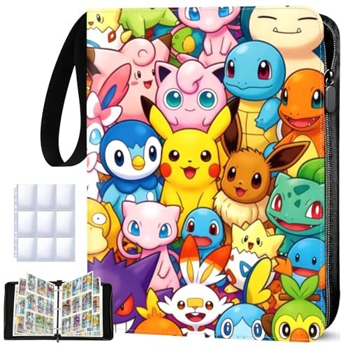 Álbum de recortes para tarjetas, 50 páginas, 900 bolsillos, álbum de tarjetas coleccionables, portátil, resistente al agua, cuaderno de colección de tarjetas, álbum de tarjetas, soporte para tarjetas