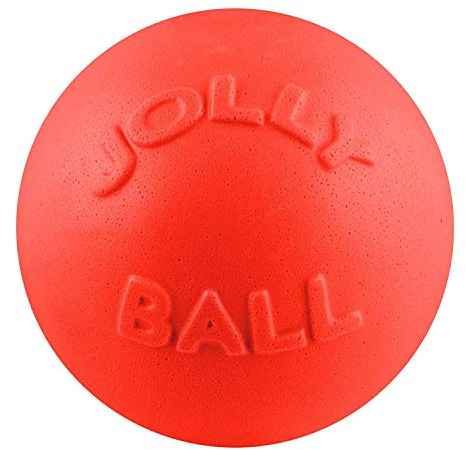 Jolly Pets Bounce-n-Play Hundboll, orange, 15 cm (6 tum)/mellanstor