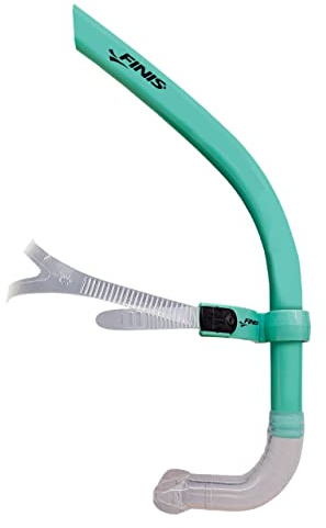 FINIS Glide Center-Mount Swim Snorkel for Adults - Adjustable Fit - Technique & Endurance Training - Mint Green