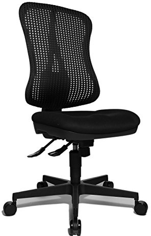 TOPSTAR Head Point SY Bürostuhl schwarz | Made in Germany | Ergonomisch | Drehstuhl, Schreibtischstuhl | höhenverstellbar | Geprüfte Sicherheit nach GS-Intertek