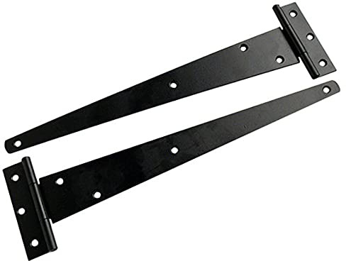 Bulk Hardware BH01986 Charnière en T légère, 150 mm, Set de 2 Pièces