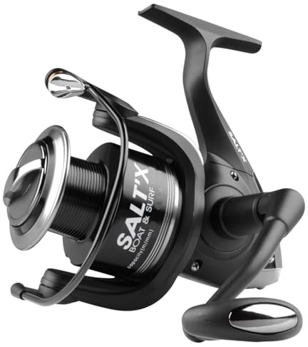 Spro Rolle Salt'X Surf & Boat 6000 - Meeresrolle, Angelrolle zum Meeresangeln, Stationärrolle