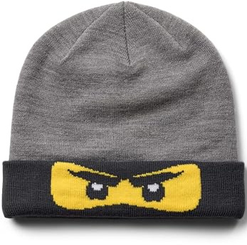 Lego Wear Lwantony-Lego Ninjago Berretto, 921 Grey Melange, 54-56 Bambino