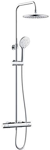 Bristan BUZ2 SHXDIVCTFF C Buzz Safetouch Rigid Riser Bar Mixer Shower, Chrome