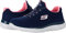 Skechers, Sneaker da donna Summits Cool Classic, blu navy/rosa., 8.5 Wide