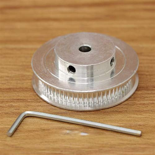 Pnloog-Zahnriemenscheibe 60 Zähne GT2 Timing Riemenscheibe 60T, Bohrung 12mm, Montagebreite 6mm 2gt 60 Zahn, 1 stücke
