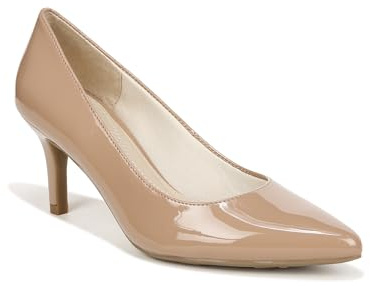 LifeStride Womens Sevyn Pump Desert Nude Patent 9.5 M