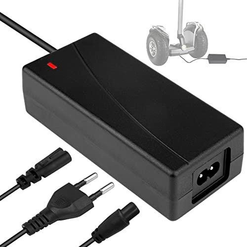 Vaileal Hoverboard Ladekabel für E-Scooter: 42V 2A 3 Polig Elektroroller-Ladegerät für Elektro Scooter, Power Netzteil Adapter für Balance Hoverboard, Self Balance Smart Elektroroller, EU Stecker