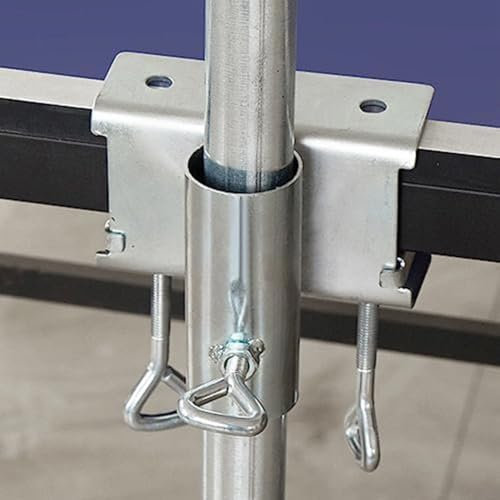 Sonnenschirmhalter, Sonnenschirmhalter, Verstellbarer Balkongeländer Sonnenschirm Clip, Tischklemme für Gartenschirme Einstellbar Ø25-38mm, für Garten, Geländer