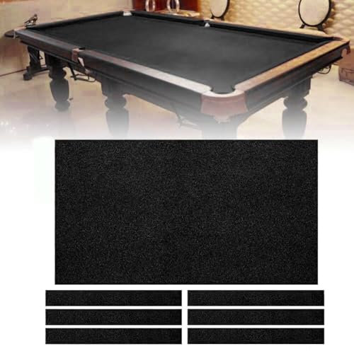 Billiards Cloth Billiard Table Cover 7 ft 8 ft 9 ft Felt Billiard Ball Protective Cover Antistatic Billiard Cloth No Pilling Easy to Clean Billiard Accessories Pool Table Cloth Repair Kit (Style 1.8