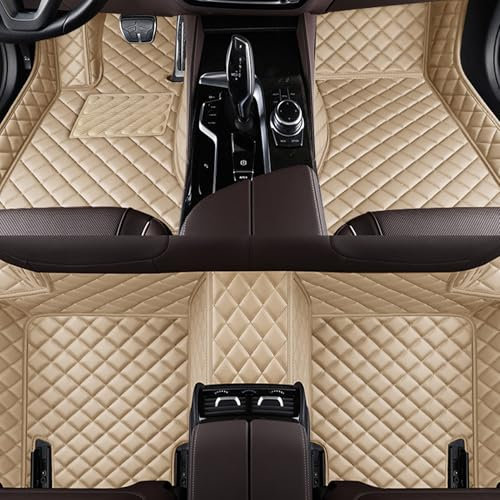 HNWYY Allwetter Fussmatten Set für Jeep Grand Cherokee 2011 2012 2013 2014 2015 Anpassen Auto Fußmatten Kratzfest Tragen Allwetter fußMatte Vorne Hinten Automatten Zubehör,C1