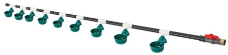 Automatische Hühnertränke 9 Schalen Trinksystem Aus PVC Edelstahl Für Hühnerhaltung Geflügelfarm Mit Schwimmerventil Leckageschutz Einfache Installation