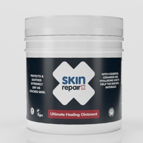 Ultimate Healing Ointment 500ml – Advanced Skin Barrier Repair for Very Dry, Cracked & Chafed Skin – With 3 Essential Ceramides, Hyaluronic Acid & Petrolatum – Face, Lips & Body – Fragrance Free