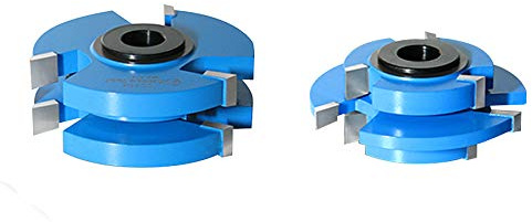 Amana Tool - SC554 2-Piece Carbide Tipped 3-Wing Stile & Rail Tongue & Groove Cabinet Door