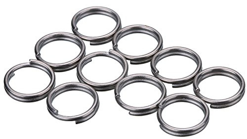 10 mm Titan kleine Spaltringe Kette Teil für den Anschluss von Schmuck, 10 Stück