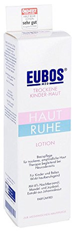 Eubos Trockene Kinderhaut Haut Ruhe Lotion Spar-Set 2 x 125 ml. Spezialpflege für trockene und empfindliche Kinder- und Babyhaut