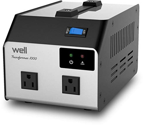 Voltage converter 220 V -> 110 V 1000 VA 2 outputs, well