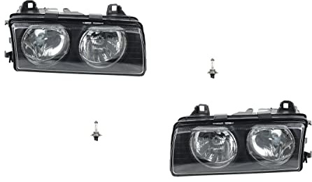 Johns, Scheinwerfer Halogen passend für BMW 3er E36 09/94-04/99 mit H7 Set Links Rechts