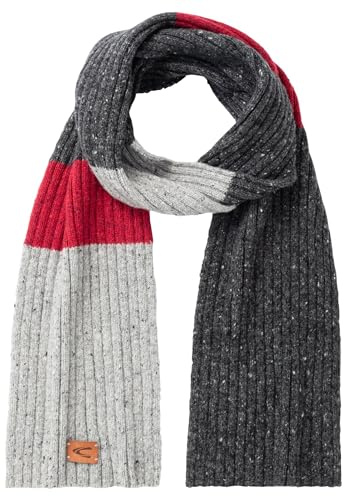 camel active Herren Strickschal mit Merinowolle