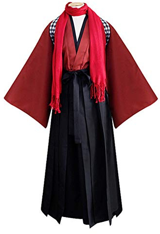 Men's Samurai Hakama Uniform Kimono Kendo Suit Aikido Judo Japanese Traditional Martial Arts Costume