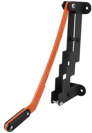 Wifehelper Manual Log Splitter High Hardness Wall Mounted Wood Cutter Labor Saving High Carbon Steel Log Splitter for Camping Backyard