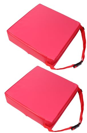 MAGICLULU 2stücke Sitzkissen Für Kinderstuhl Hochstuhlmatte Aus Umweltfreundlichem Material Mit Gurten Zur Befestigung Rutschfest Und Passend Für Esszimmerstühle Leicht Und Handlich Zu Trage