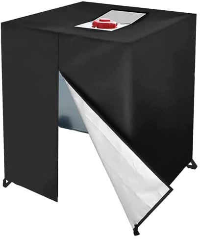 YOUDING Tapas de tanque de agua para exteriores - Tapa impermeable para depósito de agua - Tapa para barril de lluvia 1000L - Tapa para tanque de agua de material grueso 420D