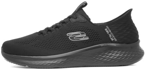 Skechers Sneakers da Uomo, Nero, 45 EU