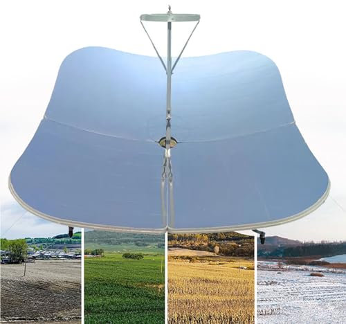 lwjunmm Fornello Solare, Grill Solare Esterno, Fornello Solare Parabolico, Grill Solare da Campeggio, Cucinare al Sole, Forno Solare Grill per Elettrodomestici da Cucina da Trekking