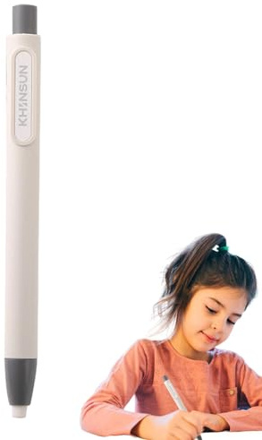 COMFOLIVING Gommes rétractables en forme de stylo, gommes rétractables en caoutchouc pour avec fonction rétractable et -up | Effaceur de crayon pour fournitures scolaires pour