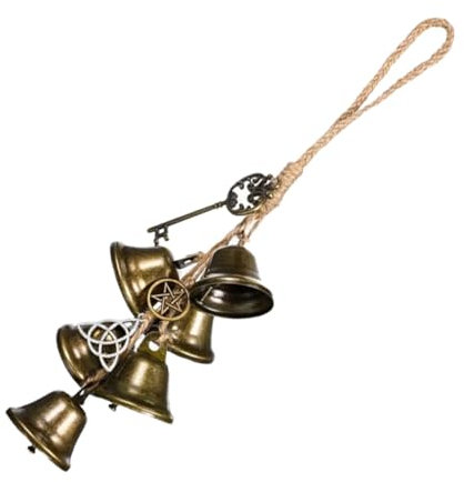 BESPORTBLE Witch Wind Chime Dekorativer Metallwindgong Für Balkon Und Tür Für Garten Und Innenräume Bringt Ruhe Und Mystischen Flair Zuhause