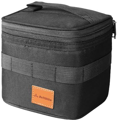 Custodia per Munizioni Tattica, Borsa per Trasporto Caricatori con 5 Separatori Regolabile e Tasca Interna in Rete, Porta per Proiettili Pistola per Caccia, Tiro