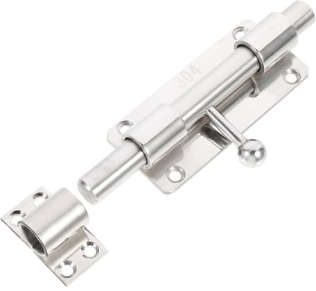 Angoily Serrure De Fenêtre En Acier Inoxydable De 6 Pouces Support De Verrouillage De Porte Robuste Pour La Sécurité De La Maison