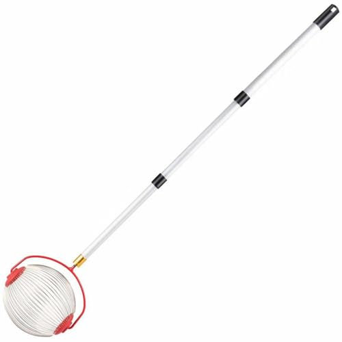 Walnuss Sammler, Nusssammler, Rollsammler Mit Teleskopstiel, Nut Collector, Harvester Haselnuss Der Obstsammler Mit Stiel Auch Als Greifer Für Golfbälle Tennisbälle, Teleskopgriff: 70 Bis 127 Cm.