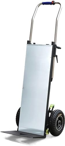 Trolley Elektrischer Treppensteigerwagen, arbeitssparender Wagen mit Einer Last von 150 kg Treppen hinauf, Hochleistungs-Sackkarre mit 1100 W bürstenlosem Motor/Schwarz / 32A