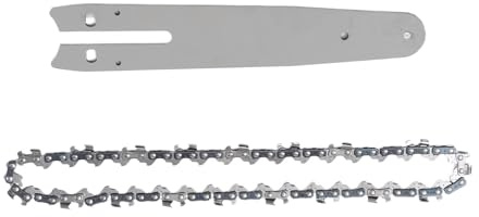 Barra de motosierra, cadena de motosierra y conjunto de guía-cadena | Cadenas de motosierra con barra guía | Accesorios de reemplazo de motosierra para motosierra eléctrica
