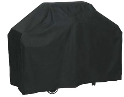 Coperture Tavolo Copertura per Griglia per Barbecue Copertura per Griglia Resistente all'Acqua E alla Polvere per Esterni Protezione Antipioggia Nera(183x66x130cm)