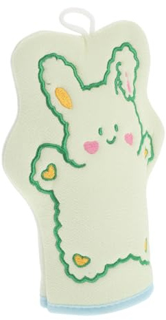 GLSTOY Schrubbhandschuh Mit Cartoon-kaninchen Für Junge Mädchen Badehandschuh Cartoon-waschhandschuh Handschuhe Für Junge Mädchen Kinderhandschuh Badezubehör Für