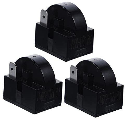 UKCOCO 3pièces Démarrage Pour Réfrigérateur Inserts Ptc Pour Compresseur Protection Les Surcharges Thermiques Compatible Avec Réfrigérateurs Et Congélateurs